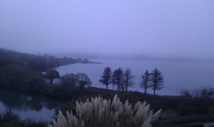 The Rather Misty View from our Room