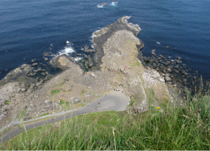 The Causeway from 200m above